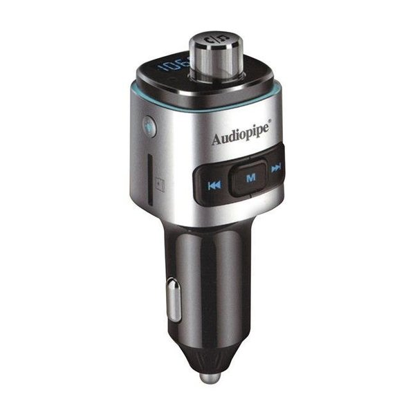 Audiopipe Audiopipe AIQ1000BHQ 3 in 1 Bluetooth Car Charger with FM Transmitter AIQ1000BHQ